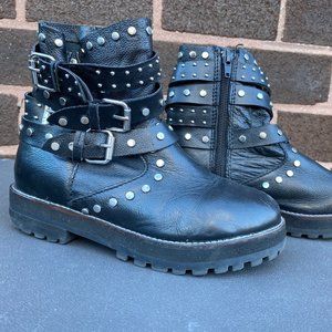 ZARA GIRLS MOTORCYCLE BOOTS
